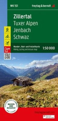 Zillertal, Wander-, Rad- Und Freizeitkarte 1:50.000, Freytag & Berndt ...