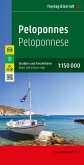 Peloponnes, Straßen- und Freizeitkarte 1:150.000, freytag & berndt