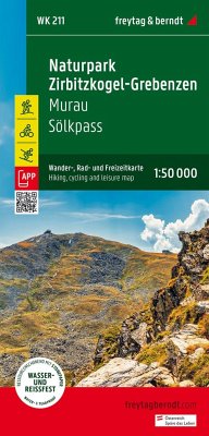 Naturpark Zirbitzkogel-Grebenzen, Wander-, Rad- und Freizeitkarte 1:50.000, freytag & berndt, WK 211