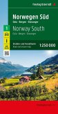 Norwegen Süd, Straßen- und Freizeitkarte 1:250.000, freytag & berndt