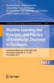 Machine Learning and Principles and Practice of Knowledge Discovery in Databases (eBook, PDF)