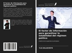 El factor de información para garantizar la estabilidad del régimen político - Balakhnyn, Ylia