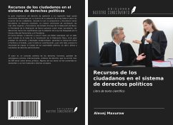 Recursos de los ciudadanos en el sistema de derechos políticos - Maxurow, Alexej