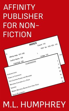 Affinity Publisher for Non-Fiction (Affinity Publisher for Self-Publishing, #4) (eBook, ePUB) - Humphrey, M. L.