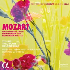 Violinkonzert 3 Kv 216/Fagottkonzert Kv 191/+ - He/Plath/Zhao/Griffiths/Mozarteumorchester Salzbg.