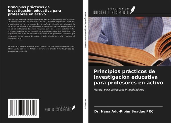 Principios prácticos de investigación educativa para profesores en activo Principios prácticos de investigación educativa para profesores en activo