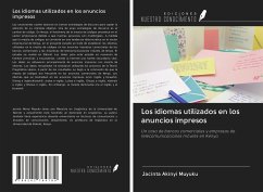 Los idiomas utilizados en los anuncios impresos - Akinyi Muyuku, Jacinta