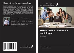 Notas introductorias en sociología - Alo, Olubunmi