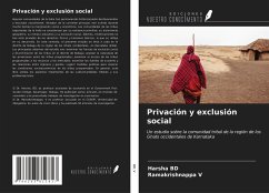 Privación y exclusión social - Bd, Harsha; V, Ramakrishnappa