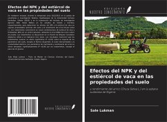 Efectos del NPK y del estiércol de vaca en las propiedades del suelo - Lukman, Sale