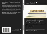 Estudios sobre la adquisición de segundas lenguas 2