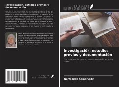 Cover Investigación, estudios previos y documentación
