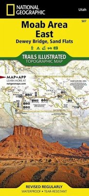 Moab Area East: Dewey Bridge, Sand Flats Map - National Geographic Maps