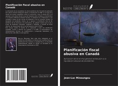 Planificación fiscal abusiva en Canadá - Minoungou, Jean-Luc