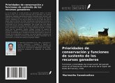 Prioridades de conservación y funciones de sustento de los recursos ganaderos