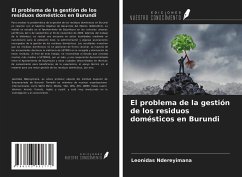 El problema de la gestión de los residuos domésticos en Burundi - Ndereyimana, Léonidas