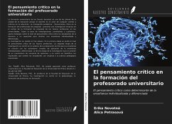 El pensamiento crítico en la formación del profesorado universitario - Novotná, Erika; Petrasová, Alica