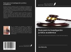Cover Guía para la investigación jurídica académica