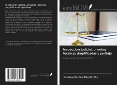 Inspección judicial, pruebas técnicas simplificadas y peritaje - Moretti Filho, Henrique Marcelo