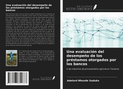 Una evaluación del desempeño de los préstamos otorgados por los bancos - Saduka, Adelard Nhunde