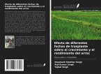 Efecto de diferentes fechas de trasplante sobre el crecimiento y el rendimiento del arroz