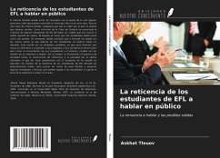 La reticencia de los estudiantes de EFL a hablar en público - Tleuov, Askhat