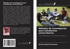 Métodos de investigación para estudiantes universitarios - Kasomo, Rt. Rev. Daniel W