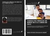 CONSULTAS MÉDICAS DE NIÑOS DE 0 A 5 AÑOS EN 2013