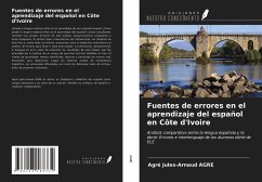 Fuentes de errores en el aprendizaje del español en Côte d'Ivoire - Agre, Agré Jules-Arnaud