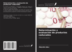 Cover Determinación y evaluación de productos caducados
