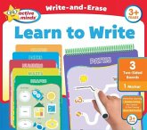 Active Minds Write-And-Erase Learn to Write Learning Boards