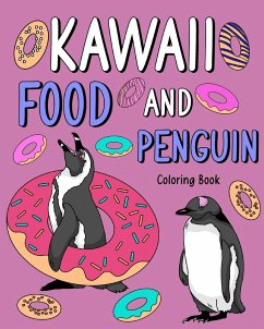 Kawaii Food and Penguin Coloring - Paperland