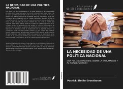 LA NECESIDAD DE UNA POLÍTICA NACIONAL - Grootboom, Patrick Similo