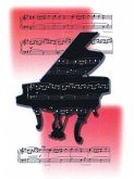 Grand Piano Music Card: Package of 8