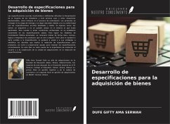 Desarrollo de especificaciones para la adquisición de bienes - Gifty Ama Serwah, Dufe