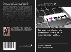 Factores que afectan a la satisfacción laboral en la administración pública: - Angula, Nikodemus; Hamoonga, Lawrence