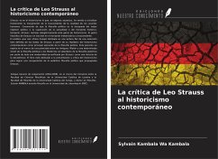 La crítica de Leo Strauss al historicismo contemporáneo - Kambala Wa Kambala, Sylvain