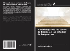 Metodología de los textos de ficción en los estudios de lengua rusa - Kolesnikova, Larisa