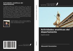 Actividades analíticas del departamento - Korostelev, Alexandr