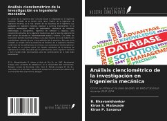 Análisis cienciométrico de la investigación en ingeniería mecánica - Bhavanishankar, B.; Malavade, Kiran S.; Savanur, Kiran P.