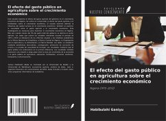 Cover El efecto del gasto público en agricultura sobre el crecimiento económico