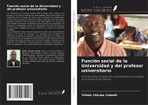 Función social de la Universidad y del profesor universitario