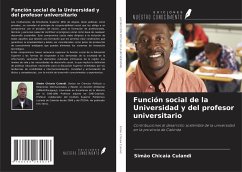 Función social de la Universidad y del profesor universitario - Chicaia Culandi, Simão