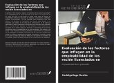 Evaluación de los factores que influyen en la empleabilidad de los recién licenciados en