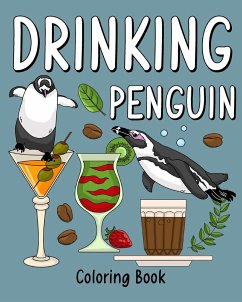 Drinking Penguin Coloring Book - Paperland