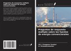 Preguntas de respuesta múltiple sobre las fuentes de energía convencionales