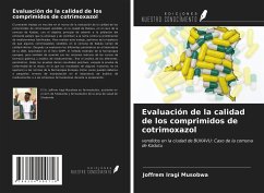 Evaluación de la calidad de los comprimidos de cotrimoxazol - Musobwa, Joffrem Iragi