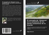 El concepto de "distancia" en la semántica de las partes sustantivas de la oración El concepto de "distancia" en la semántica de las partes sustantivas de la oración