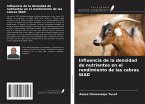 Influencia de la densidad de nutrientes en el rendimiento de las cabras WAD
