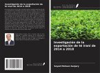 Investigación de la exportación de té iraní de 2014 a 2018